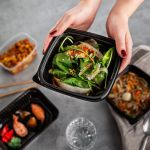 Пищевые контейнеры пластиковые - Контейнер ЮПК-1616, 500 мл, 160*160*45 мм, чёрный Пищевые контейнеры пластиковые - Контейнер ЮПК-1616, 500 мл, 160*160*45 мм, чёрный